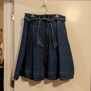 Eloquii Button Denim Skirt Sz 18